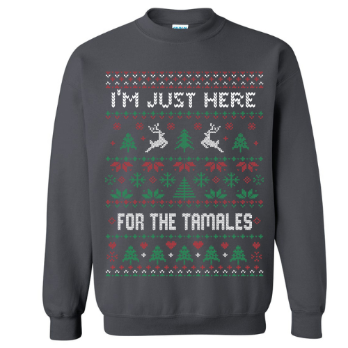 tamales ugly sweater