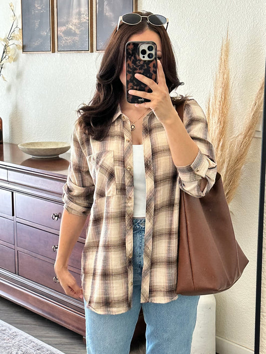 Luke Flannel (Brown)