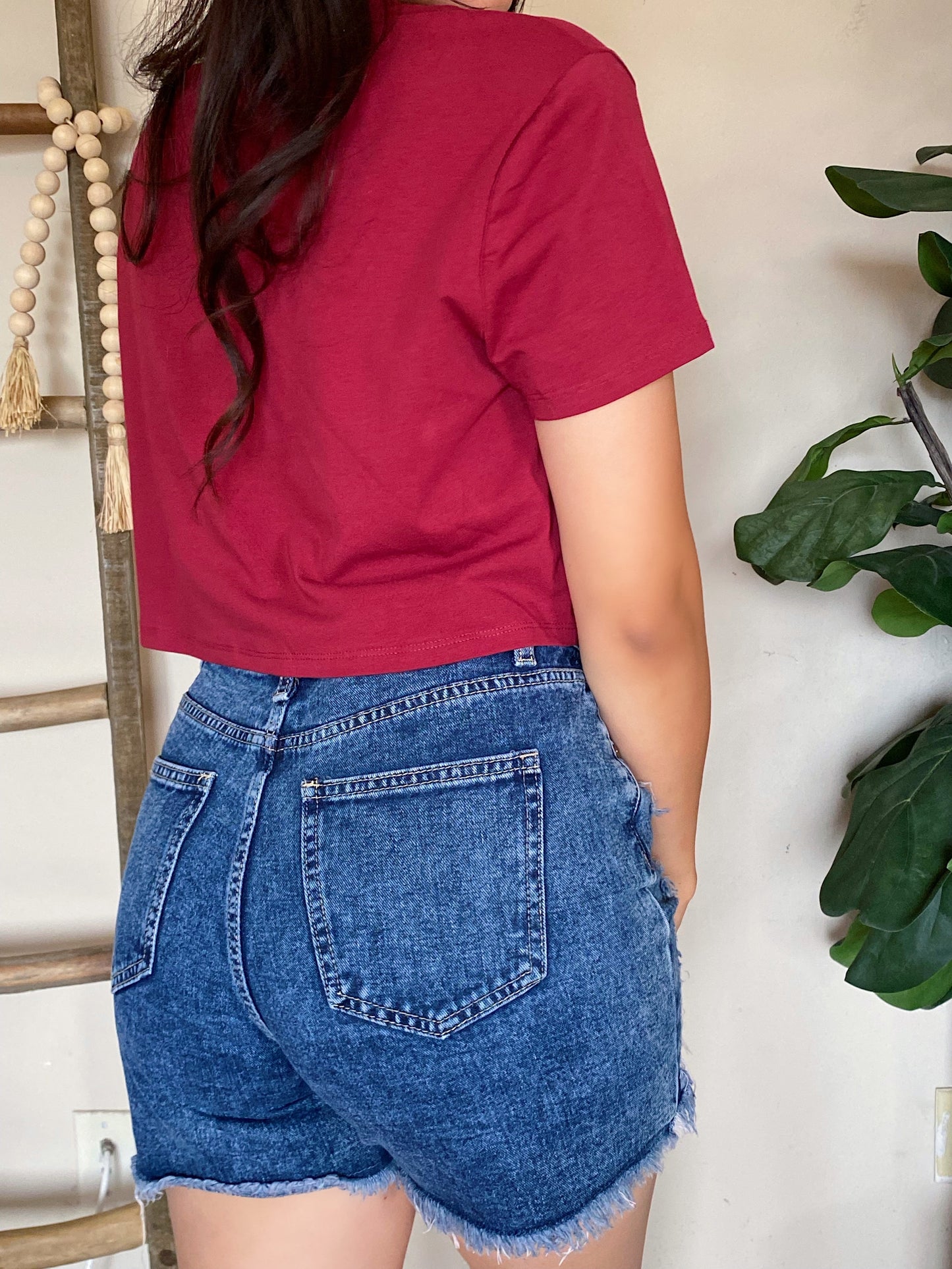American Babe Top (Burgundy)
