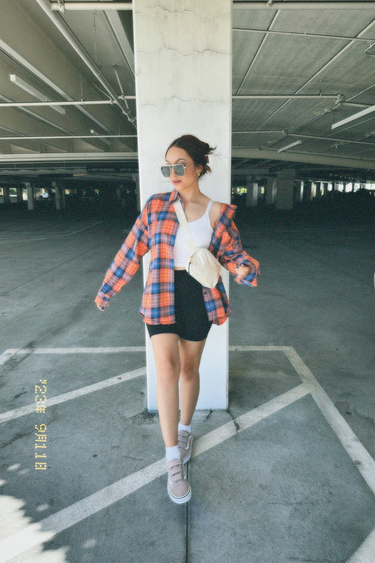 Fall nights flannel (orange)