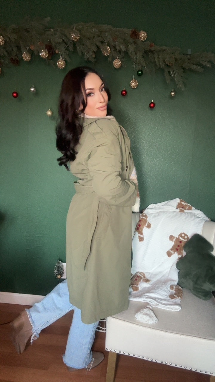 Trench Coat Olive