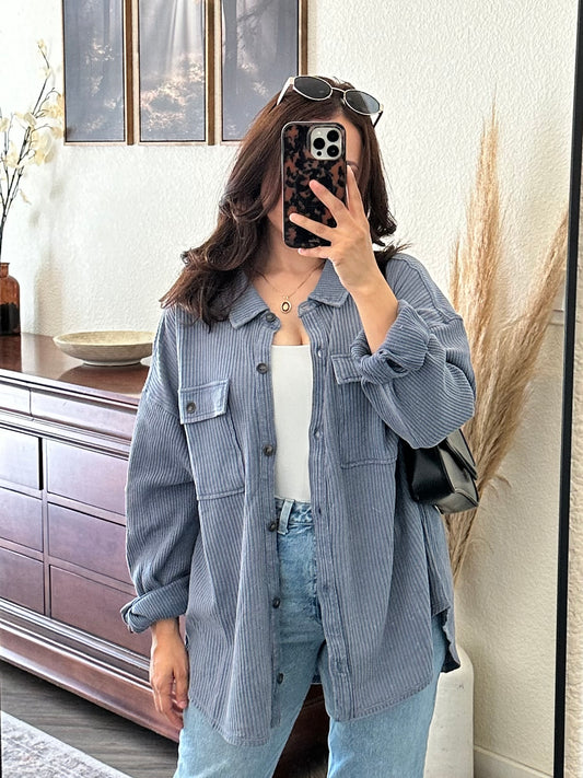 April Button Down