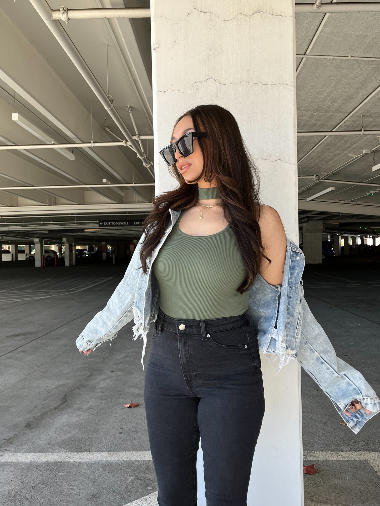 Elizabeth Top (Olive)