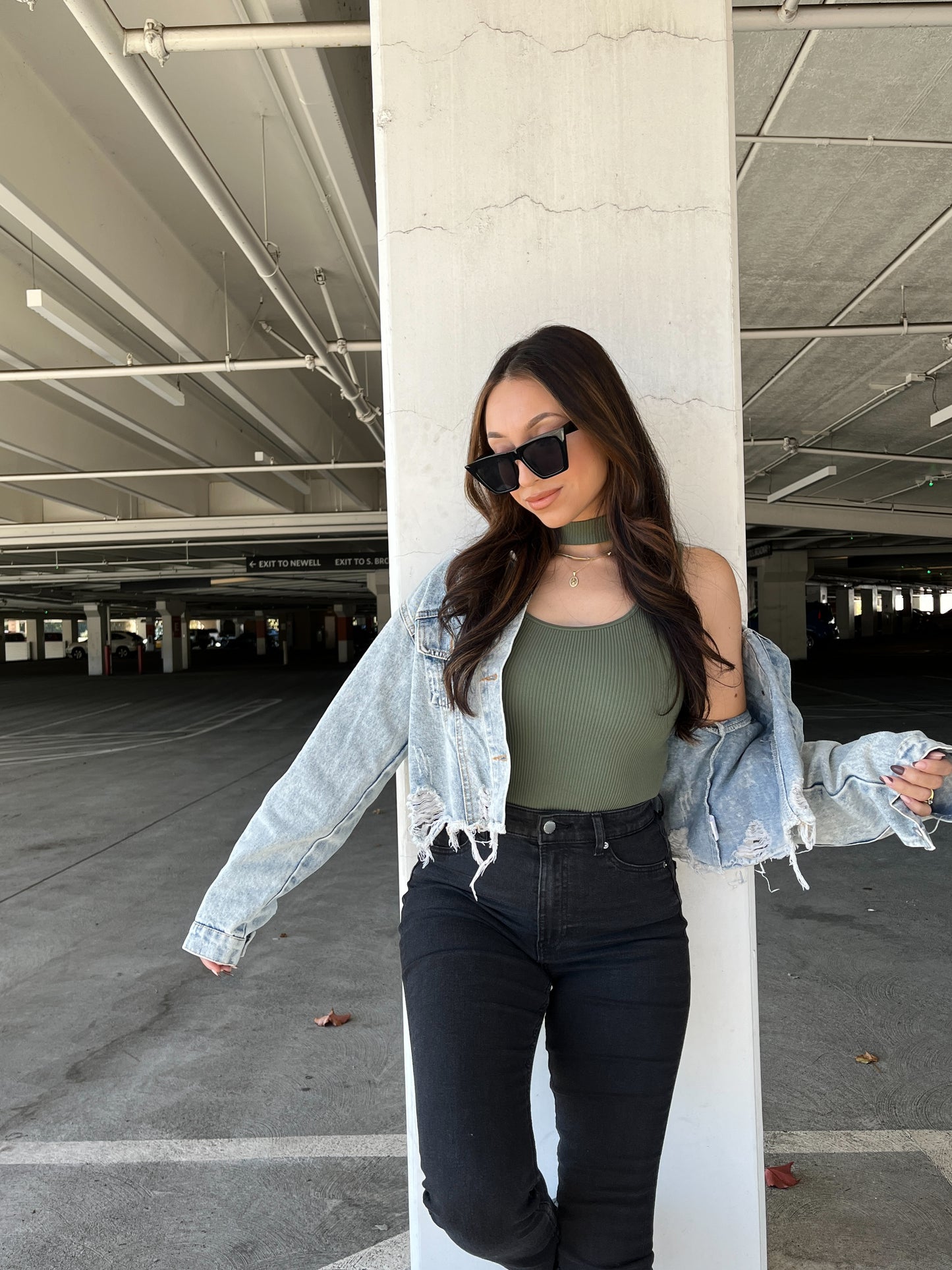 Elizabeth Top (Olive)